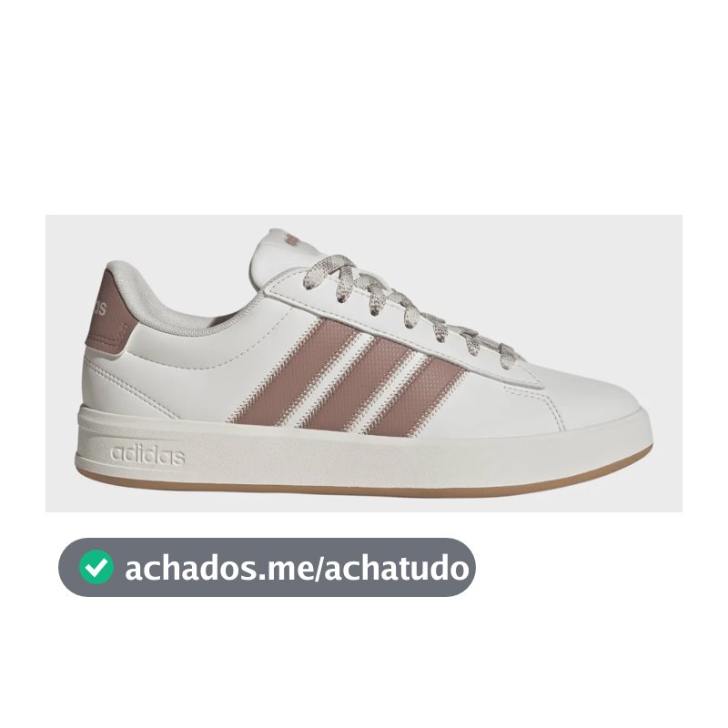 Tênis Feminino Grand Court 3.0 adidas Branco Liso 37 Br