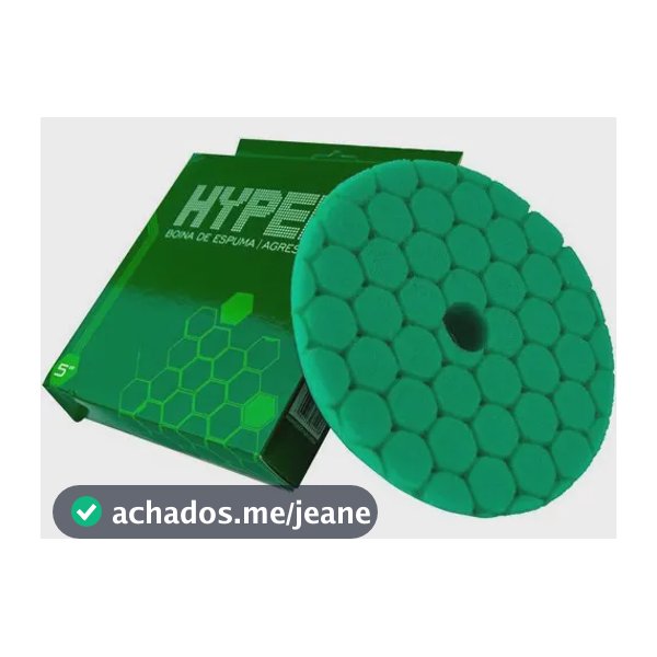 Boina De Espuma Hyper 5" Verde Agressiva Kers