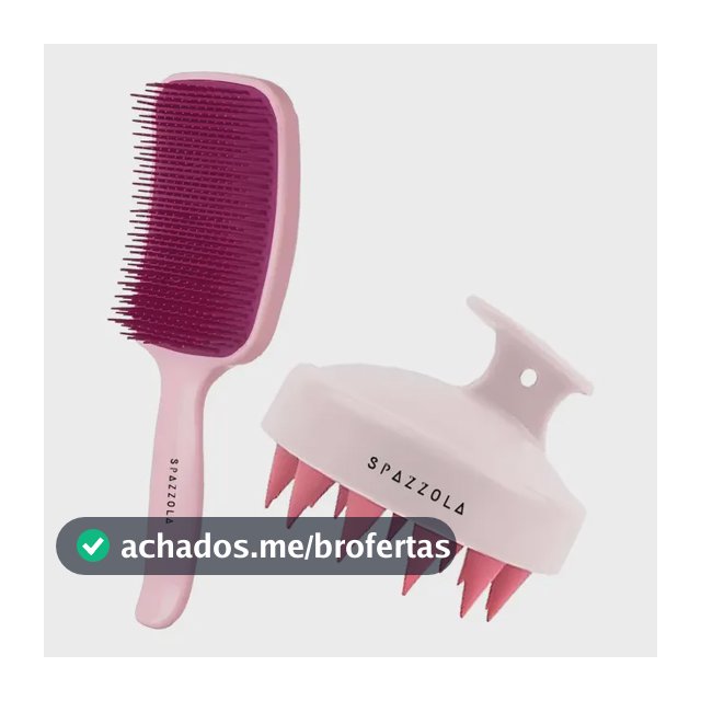 Cabelos Mais Fortes Com Escova Raquete E Massageador