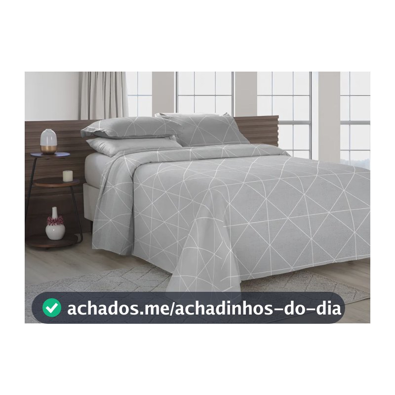Cobre Leito Colcha Piquet Madrid Casal Padrão 3 Peças Geométrico 9