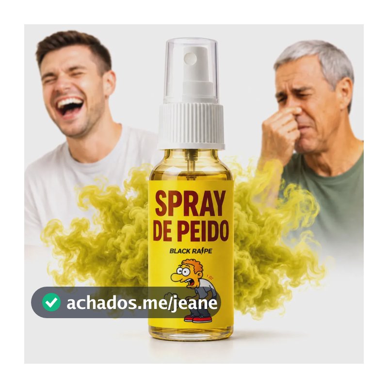 Spray Pum Peido Fedorento Pegadinha Viral Trollagem Brincadeira Perfume Fedido - Marca Black Raipe
