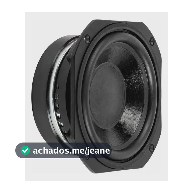 Alto Falante Woofer Medio Grave Triton 6mbl400 200w Rms 8 Oh Preto