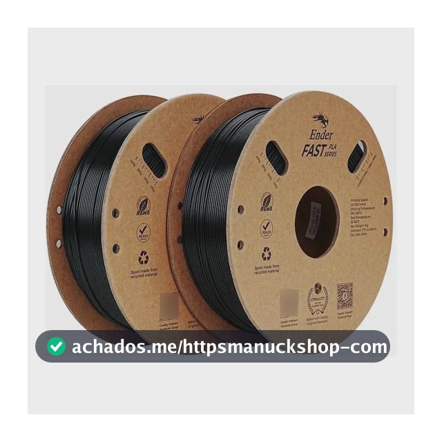 Kit 2 Filamentos 3d Pla Creality Ender Fast 1 Kg/rolo 1.75mm