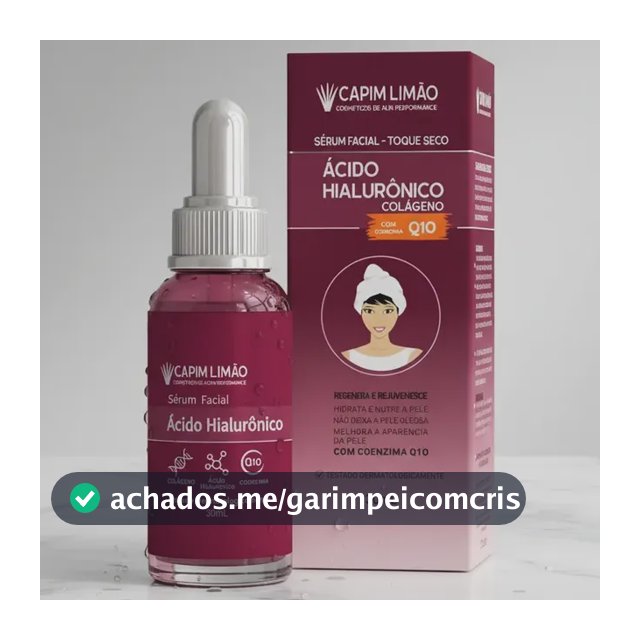 Sérum Facial 30ml Capim Limão