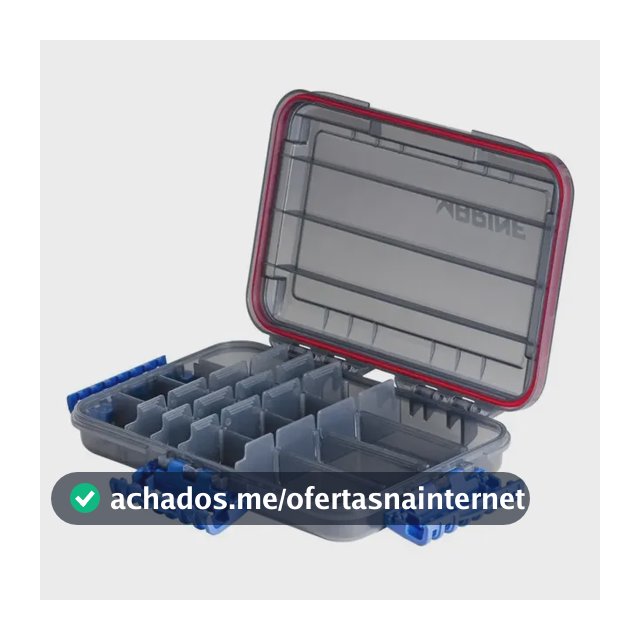 Estojo De Pesca Marine Sports Mwr270 Water Resistant 16 Div Cor Cinza