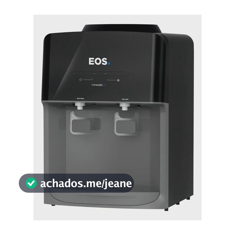Bebedouro De Mesa Para Garrafão Eos Mineralle Ebe03p