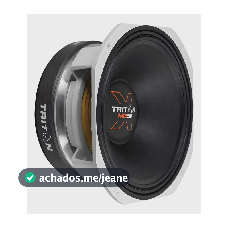 Alto Falante Medio Grave Triton 10 Polegadas Mg510x 8 Ohms Preto