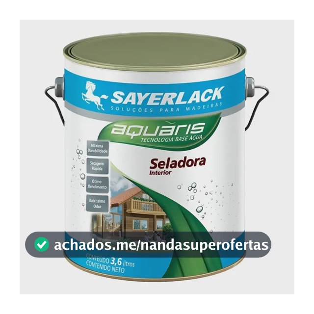 Seladora Base Água Sayerlack Aquaris - 3,60l- Yl.2140.00gl Interior