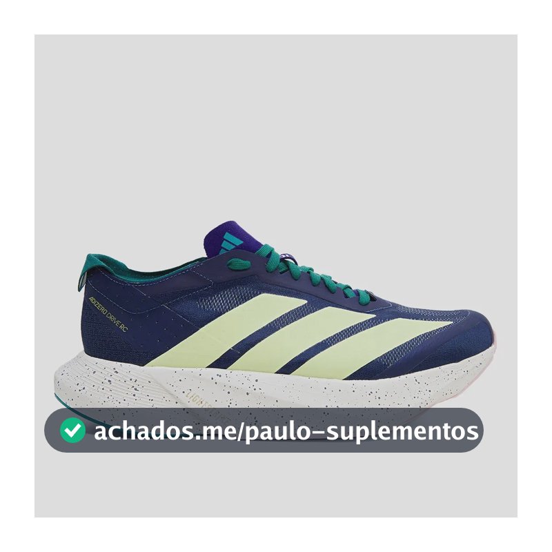 Tênis Masculino Adizero Drive Rc adidas Azul Liso 41 Br