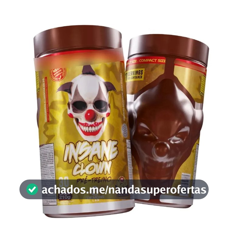 Pré Treino Insane Clown Demons Lab 210g S Sabores S Swiss Chocolate