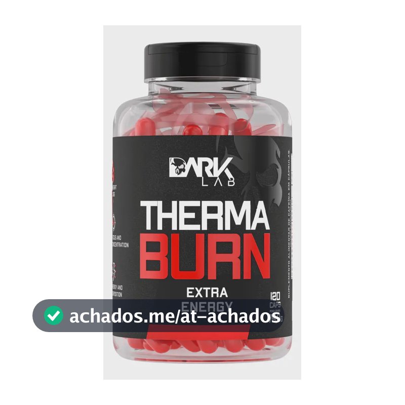 Termogênico Therma Burn 210mg De Cafeína 120 Caps Dark Lab Sabor Sem sabor