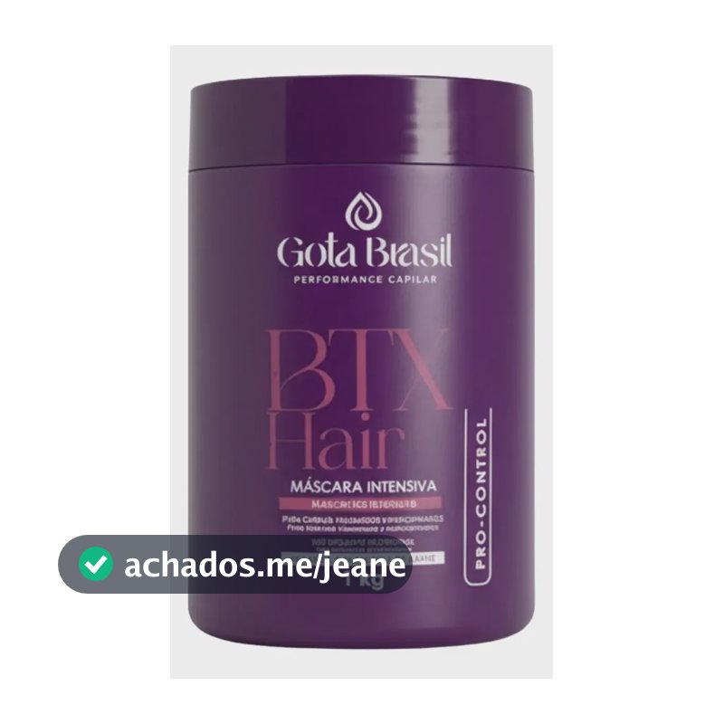 Btx Capilar Orgânico 1kg Plástica Dos Fios Sem Formol