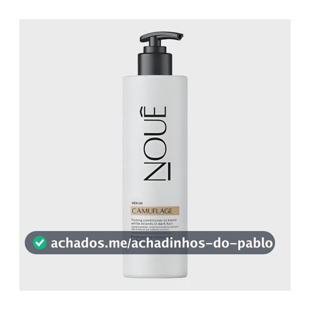 Tonalizante Capilar Nouê Camuflage Medium 140ml Castanho 4 Castanho