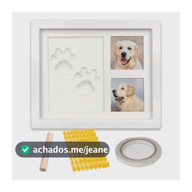 . Porta-retratos H Com Pegada De Animal De Estimação, Kit