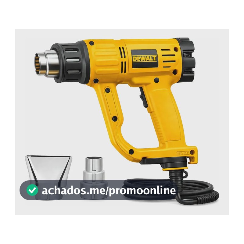 Soprador Térmico Dewalt D26411 2000w 127/220v Profissional Amarelo 127v