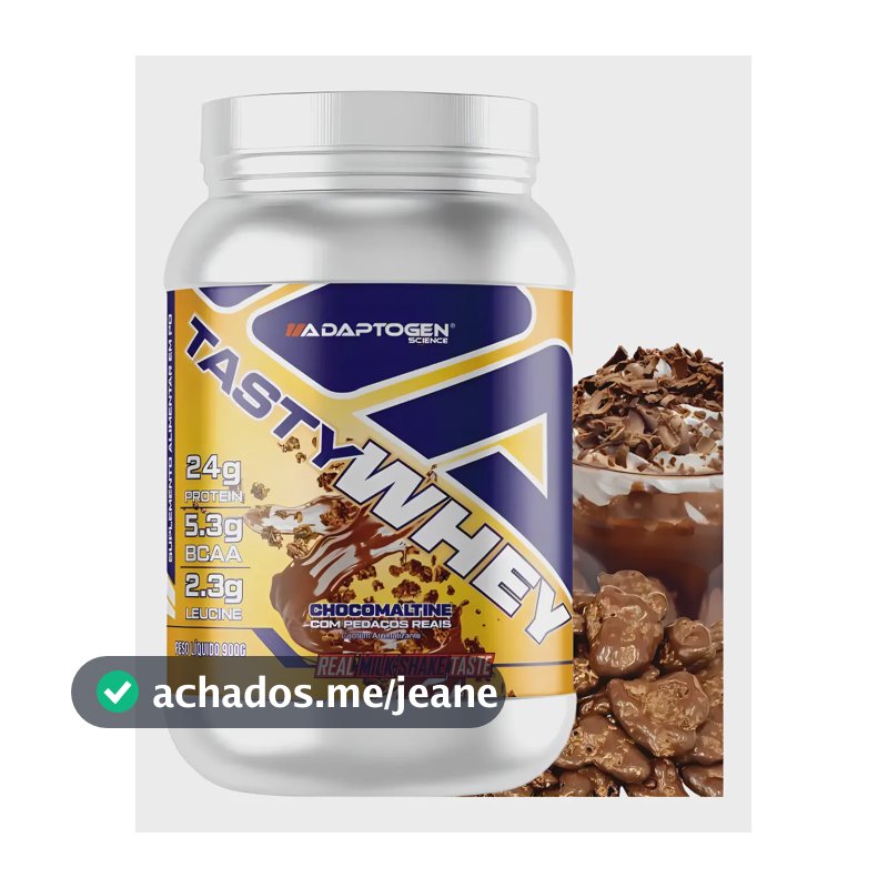 Tasty Whey 3w Chocomaltine 900g Adaptogen Science Choco Maltine