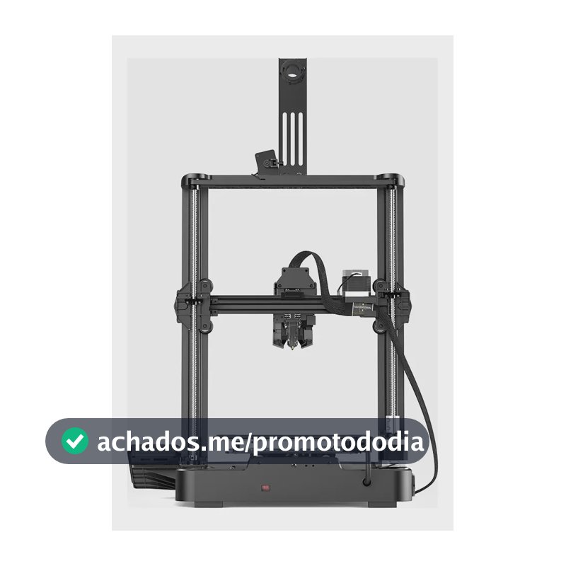 Impressora 3d Creality Ender-3 V3 Ke Velocidade 500mm/s 127/220v Preto