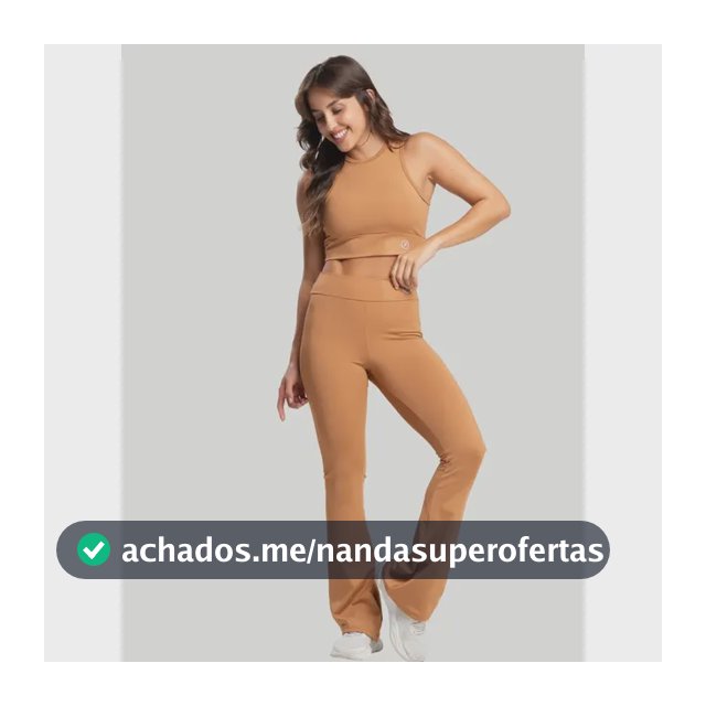 Conjunto Fitness Feminino Calça Flare E Top Regata