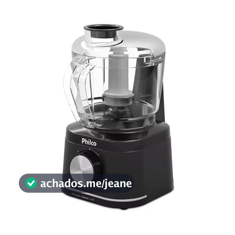 Processador de Alimentos Philco 420W 500ml com Pulsar Compacto PMN04A