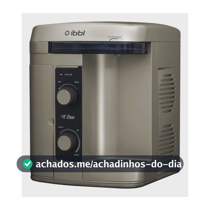 Purificador De Água Ibbl E-due Prata 79073001