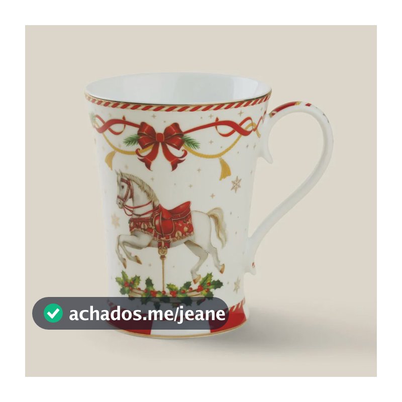 Caneca Merry Magic Horse - Easy Life Branco Merry Magic Horse
