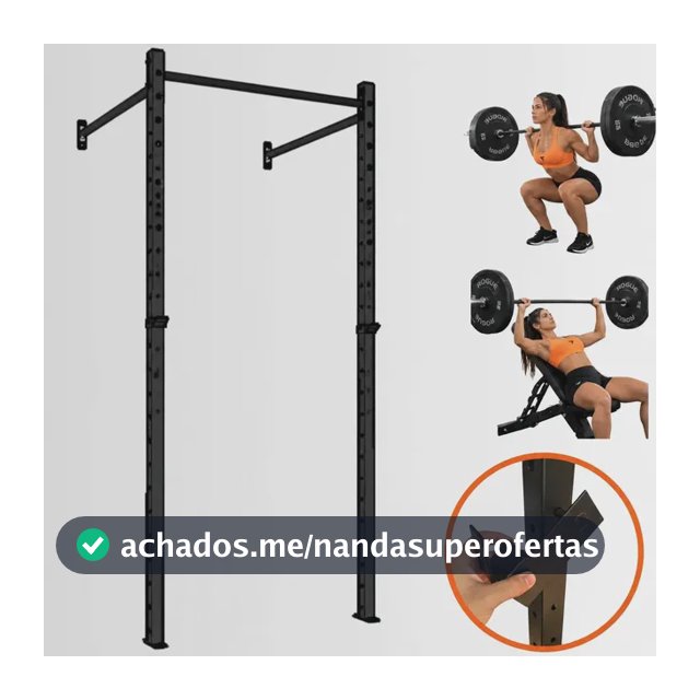 Rack De 01 Baia/módulo Simples Crossfit - Oficina Fitness