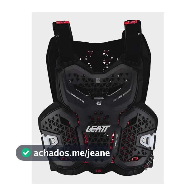 Colete Proteção Motocross Leatt 4.5 Chest Evo Cor Preto Tamanho Xxl/3g