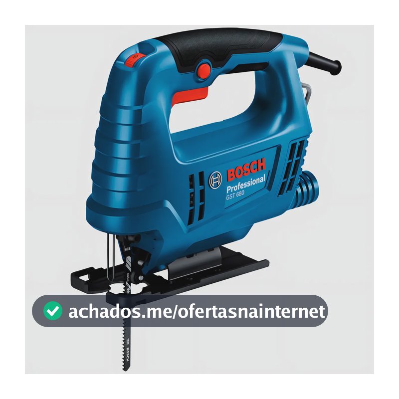 Serra Tico Tico Profissional Gst 680 500w Bosch Com Lâmina Protetora