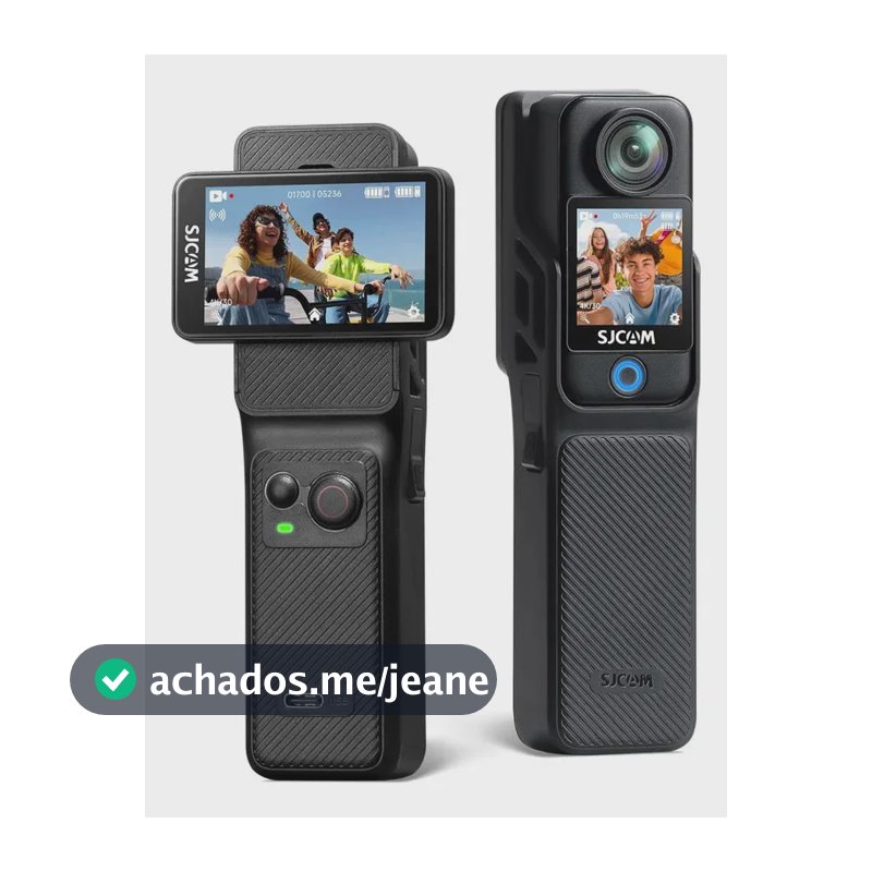 Câmera De Ação Sjcam C400 4k Estabilizador Bateria Longa Preto
