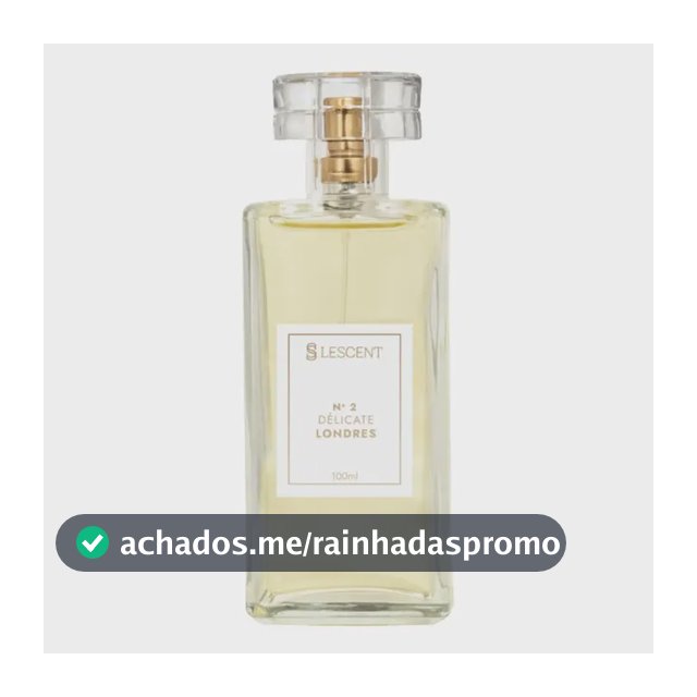 Perfume Deo Colônia Lescent N2 Delicate Londres 100ml Feminino