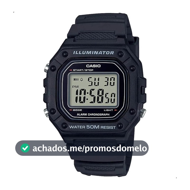 Relógio De Pulso Casio Youth W-218H-1AV