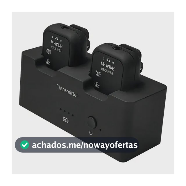 Sistema Monitor De Palco M-vave Sws12 In-ear Wp12 1tx - 2rx Cor Preto