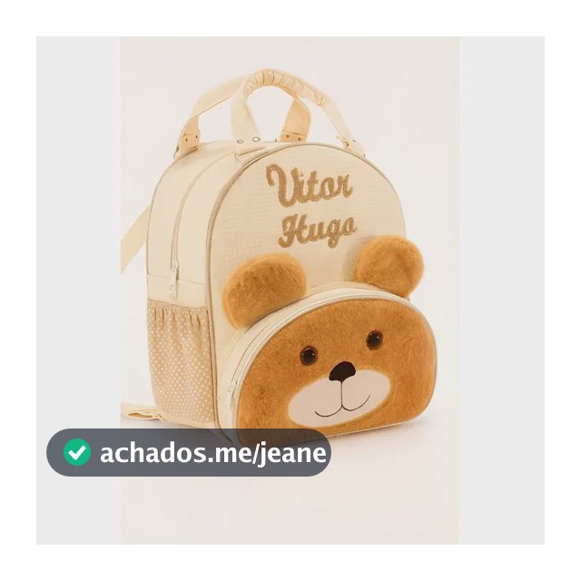 Mochila Escolar Infantil Bichinho Personaliza Gatinha Rosa G