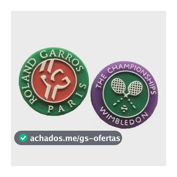 Anti Vibrador De Raquete De Tênis, Winbledon E Roland Garros