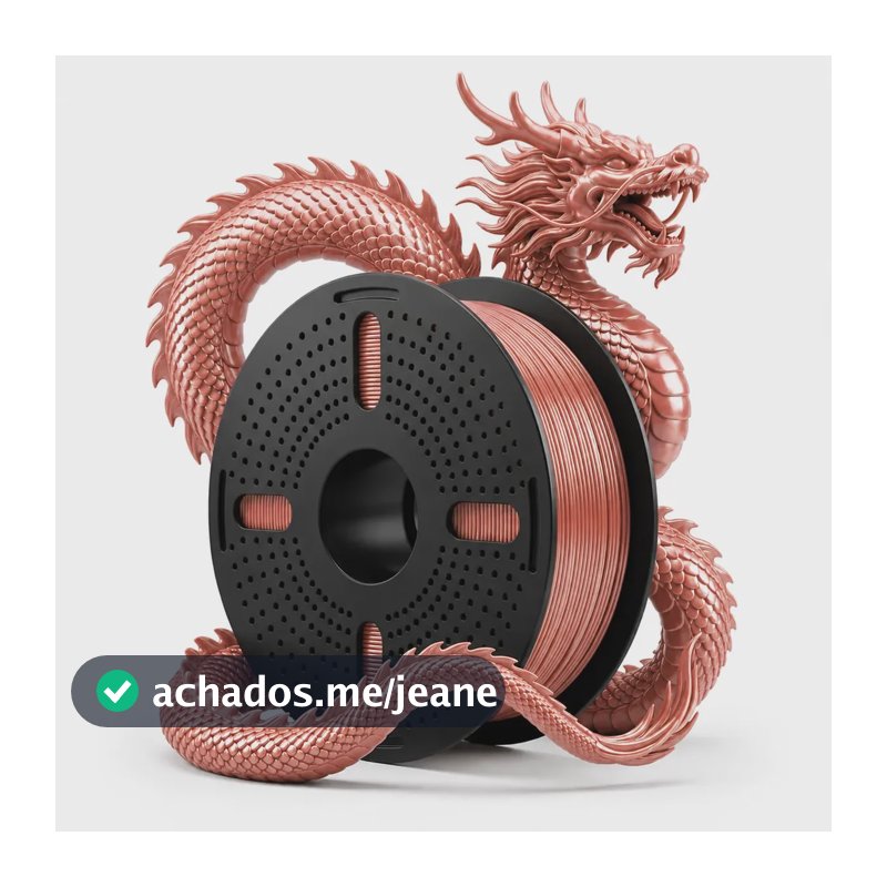 Filamento Impressora 3d Pla Silk Seda Print Pulse Cor: Marrom