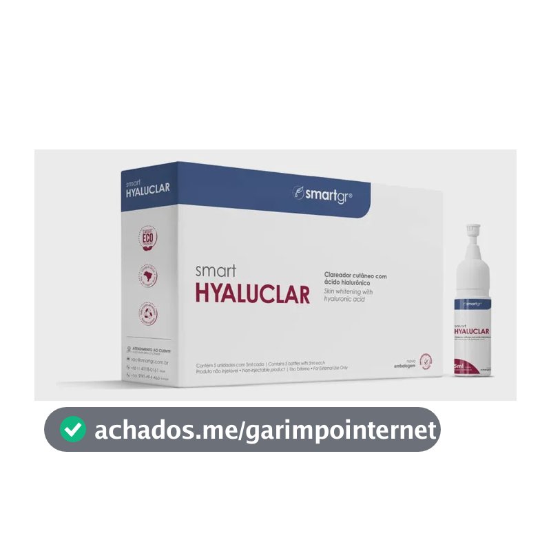 Monodose Smart Gr Hyaluclar Kit Fluido Clareador 5 5ml Cada
