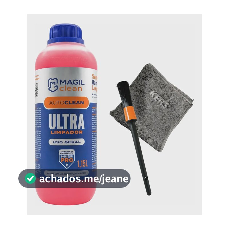 Ultra Limpador Magil Clean 1l + Pincel + Microfibra