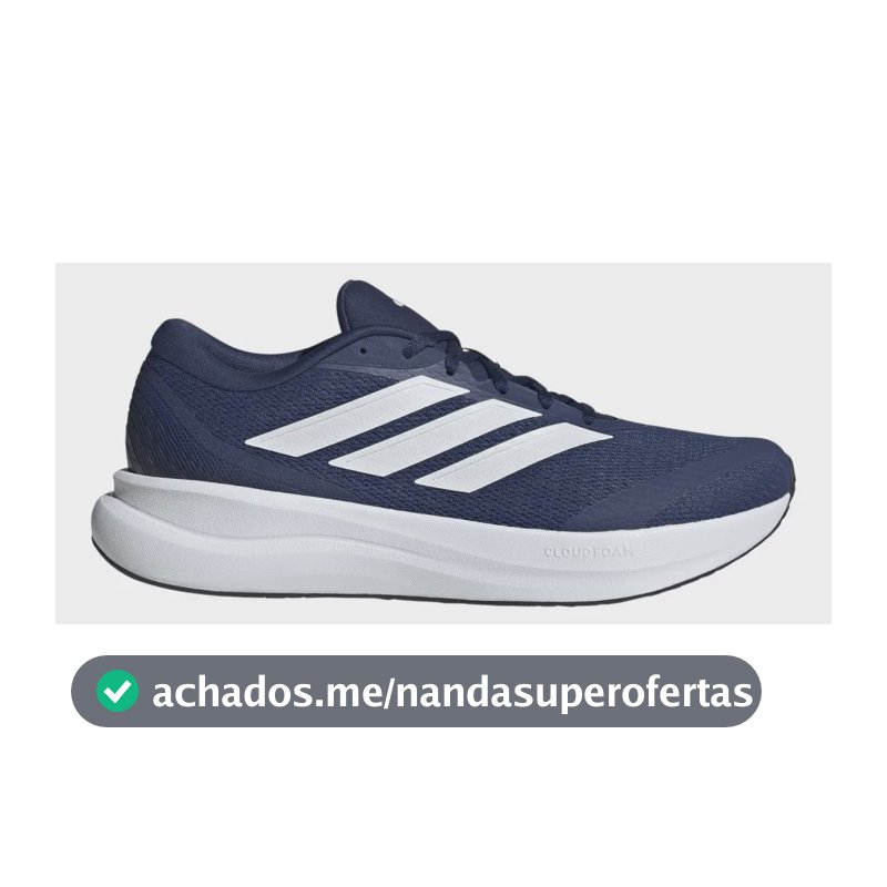 Tênis De Corrida Masculino Runfalcon 6 Cloudfoam adidas Azul Liso 39 Br