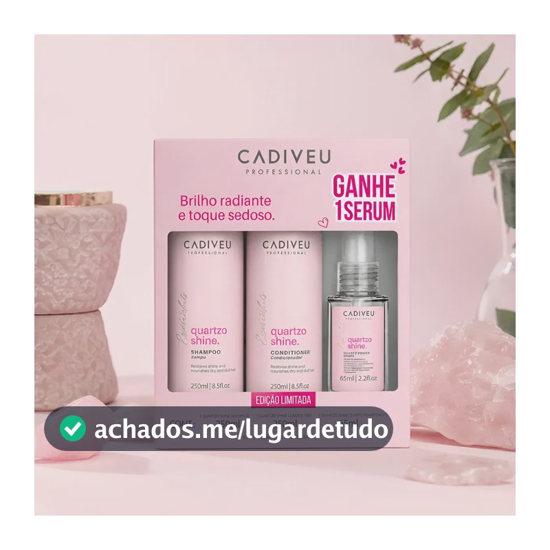 Cadiveu Professional Kit Quartzo Shine (3 Produtos)