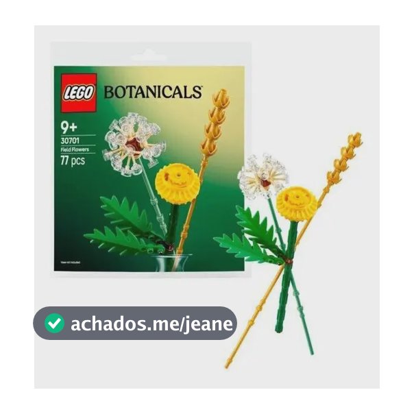 Lego Botanical Flores Del Campo 30701 - 77 PÇS