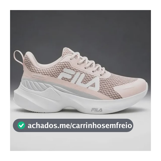 Tênis Fila Feminino Progress Lite Esportivo Oferta