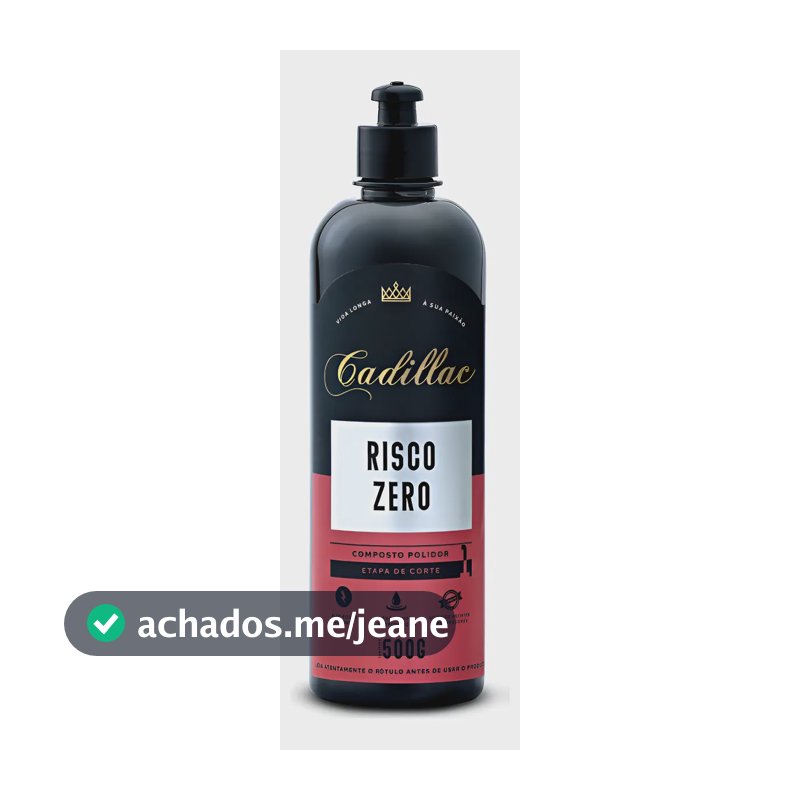 Composto Polidor Risco Zero Etapa De Corte 500g Cadillac