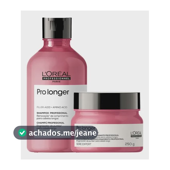 Shampoo 300ml E Máscara 250g Pro Longer Loreal