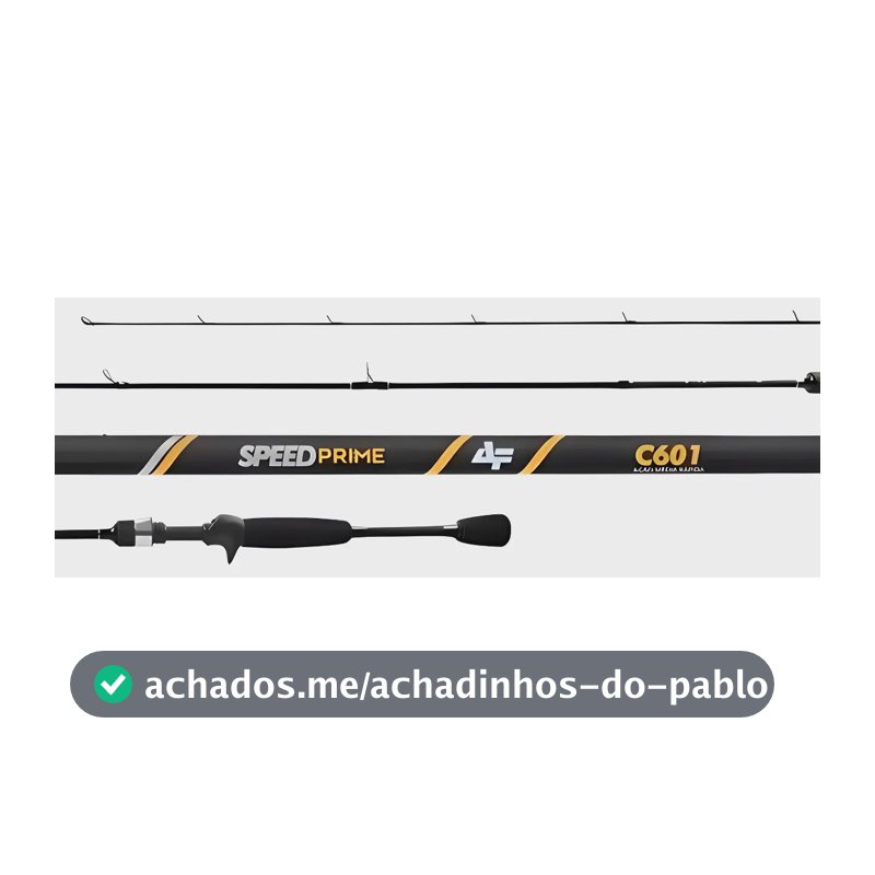 Vara Pesca Carretilha Speed Prime C601 1,82m 6-10lb Albatroz