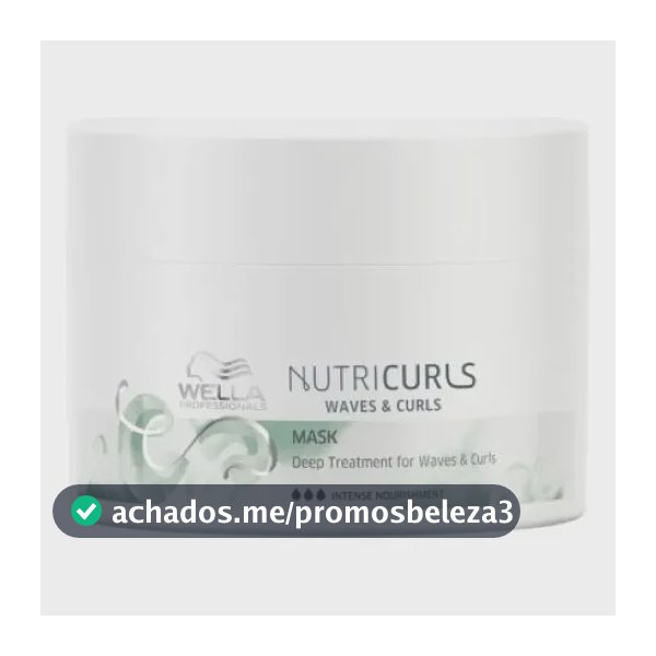 Máscara Capilar Wella Professionals Nutricurls 150 Ml