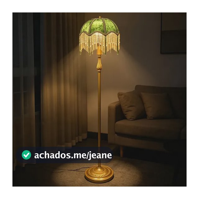 Luminária De Chão Weilasa, 33 Cm De Largura, 158 Cm De Altur