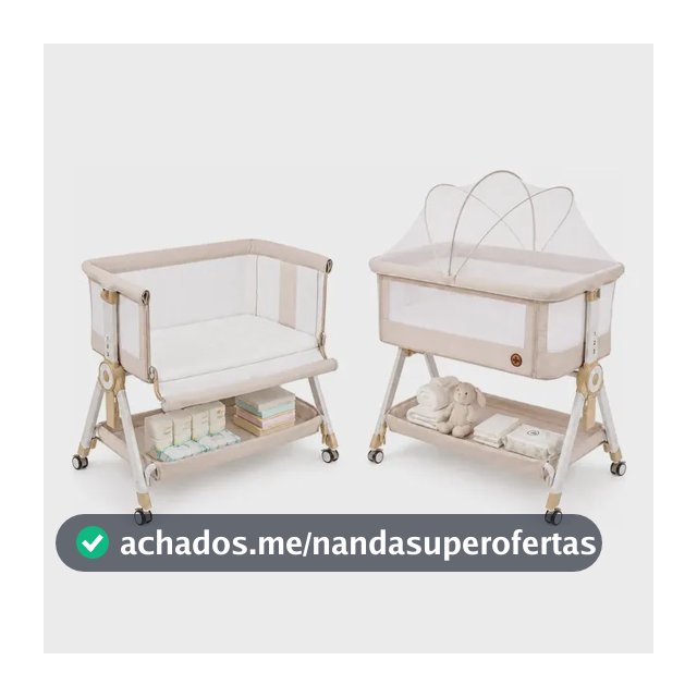 Berço Portátil Balanço Moises Sleepguard Cobed Bege Ragaluma Bege