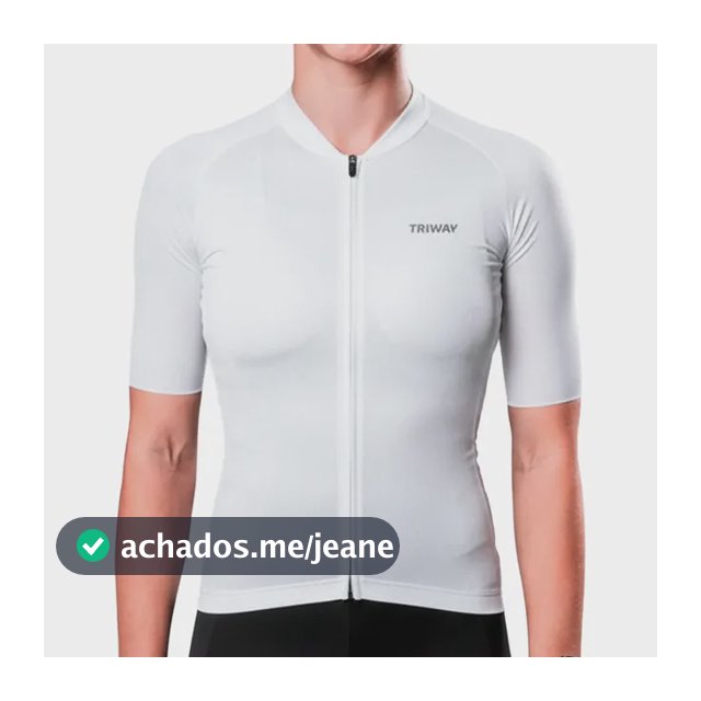 Camisa De Ciclismo Triway Sports Endurance White Feminina