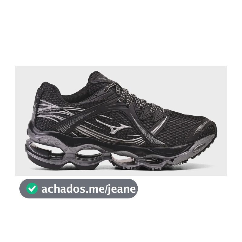 Tênis Mizuno Wave Prophecy 1 Original Preto 42 Br
