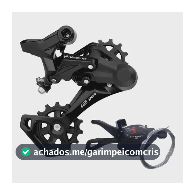 Kit Câmbio Traseiro Alavanca 12v Absolute Nero 1x12v 11/52